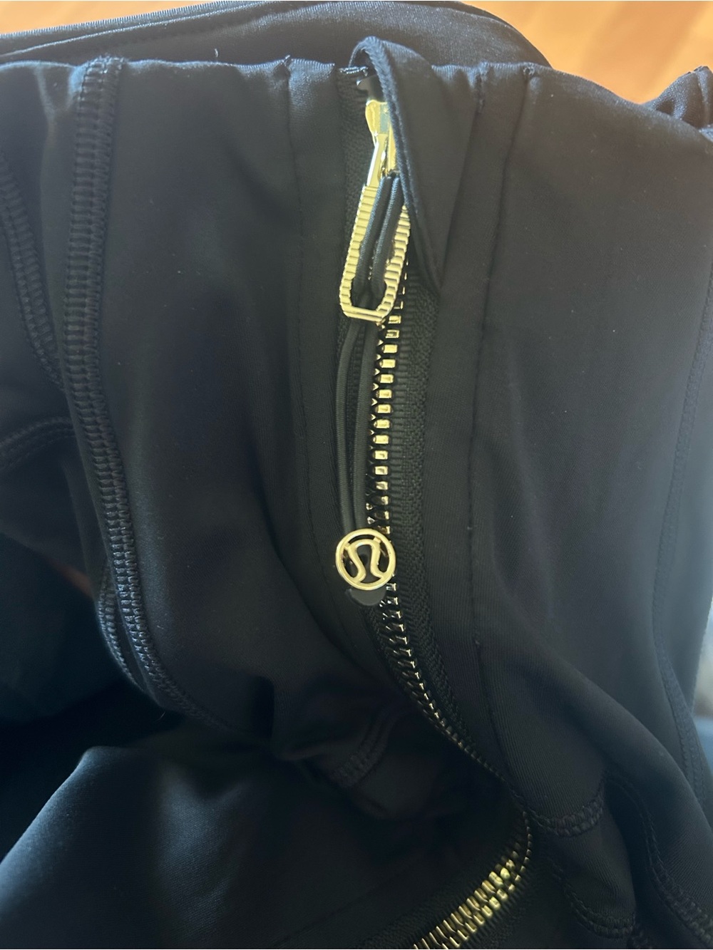 lululemon athletica Black Zip Jacket with Matching Leggings - Picture 4 of 5